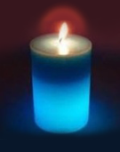 Blue Candle1 Val Jaquith