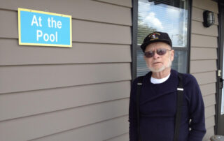 Dad At The Pool