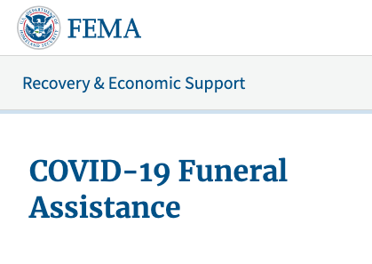 FEMA COVID Funeral Assistance