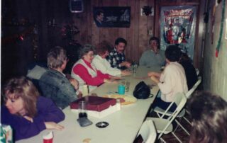 Bonnie Billy Loretta Gerrie Harold Thurber Bernie Gail Cheney Christmas 1988